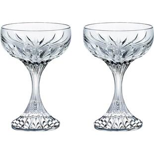 [新年礼物]Baccarat巴卡拉 MASSENA马塞娜系列 矮身香槟杯 对杯