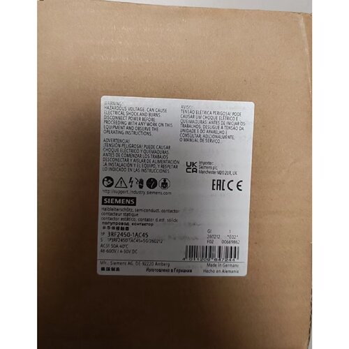询价-接触器3RF2450-1AC45