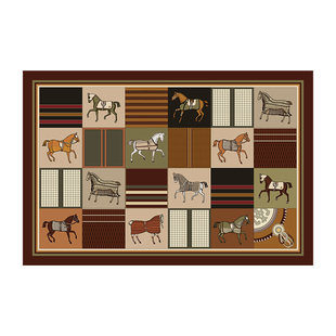 旧骑马具入户门皮革地垫2026新年款进门口门垫防滑防水复古脚垫