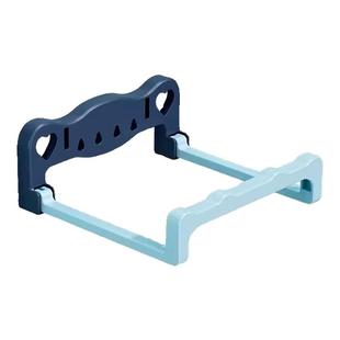 可折叠壁挂脸盆架化妆室免打孔置物架浴室厕所脚盆收纳层架神器面