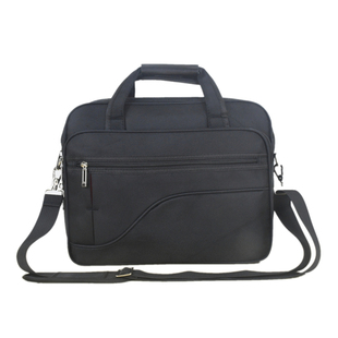 商务公文包男手提电脑包帆布大容量牛津文件业务出差斜挎包工具包