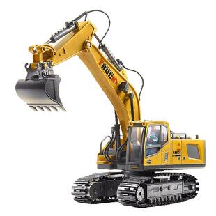 儿童大号合金挖掘机玩具3-6岁宝宝电动遥控汽车礼盒男孩生日礼物