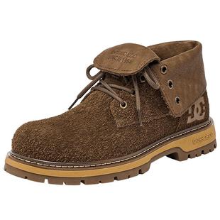 DCSHOES马丁靴男款真皮复古2026新款冬季棉鞋加绒雪地靴子工装靴