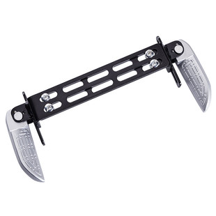 电动车脚蹬前置折叠脚踏改装配件踏板电瓶车前搁脚踩脚板通用款