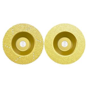 蓝胜金刚石切割片钎焊碗磨片石英陶瓷砖大理石磨边角磨机干磨盘片