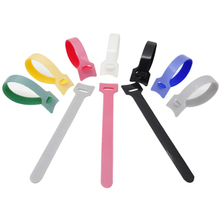 超薄T型/针型魔术贴背对背理线带数据线耳机线桌面线材电收纳捆绑