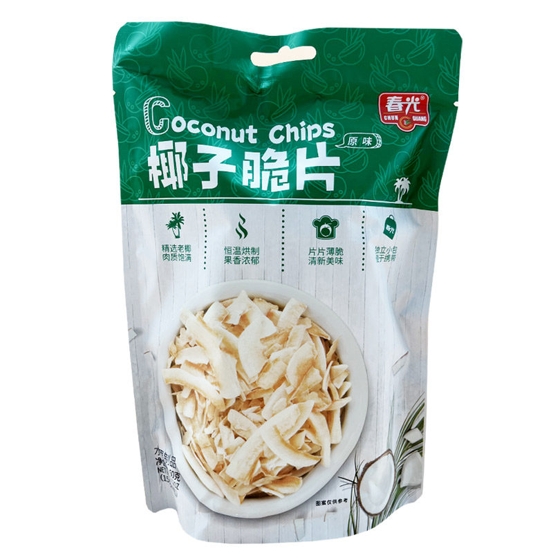 春光椰子片原味芒果味海盐椰子片