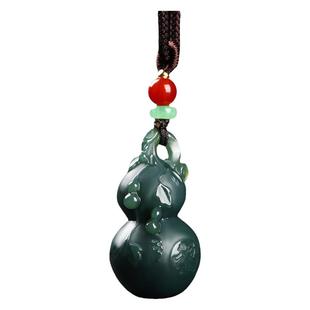 新款和田玉葫芦玉吊坠新疆细料玉石福禄玉坠男士女士挂件玉器玉佩