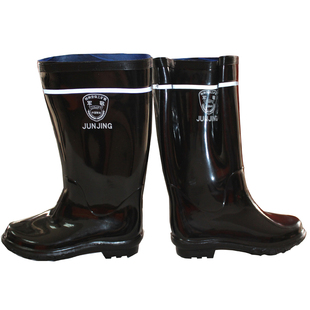 军敬牌工矿靴劳保PVC矿工高筒靴安全煤矿防水防护专用下井靴包邮
