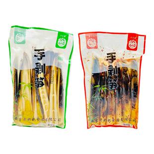 小小春手剥笋开袋即食500g泡椒味手拨笋香辣味零食竹笋安吉老奶奶
