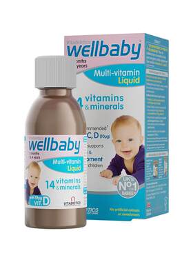 英国wellbaby婴幼儿铁锌液体