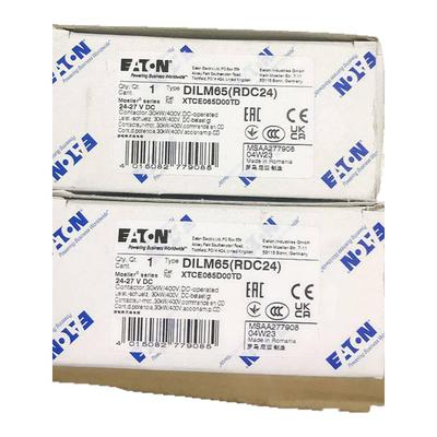 全新原装进口直流伊顿金钟穆勒接触器EATON DILM65 RDC24实拍现货