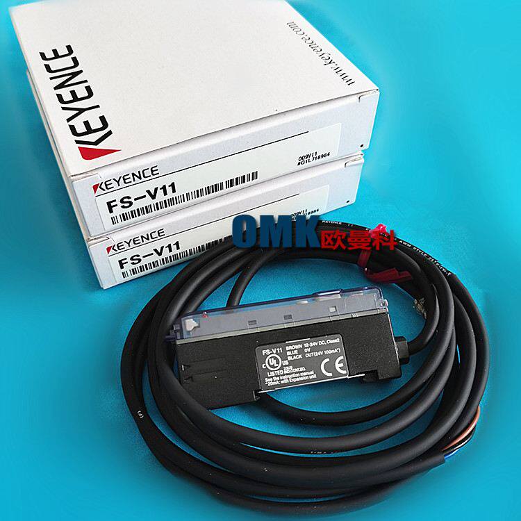 基恩士光纤放大器FS-V11FS-V11P光纤传感器信号NPN电眼