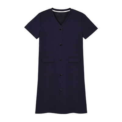 短袖连衣裙女2025新款夏季