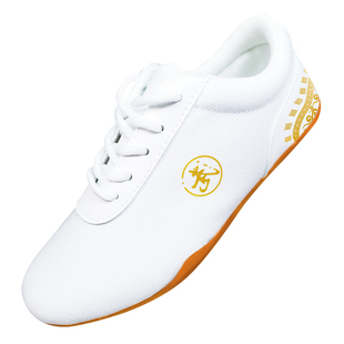 儿童武术鞋帆布太极鞋女春秋武术专用鞋牛筋底太极拳练功鞋男布鞋