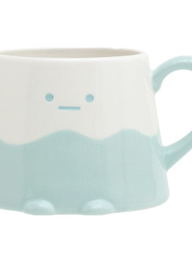 现货日本san-x正版角落生物富士山水杯陶瓷马克杯子茶壶带茶漏斗