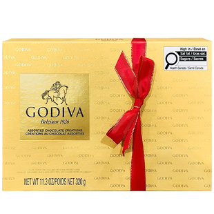 【高端礼品】Godiva歌帝梵巧克力礼盒320g黑巧牛奶年货情人节礼物