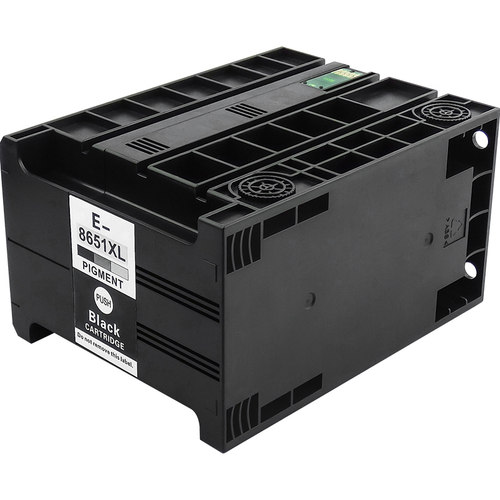 T8651黑色墨水盒适用爱普生EPSON WF-M5693 M5193 M5191 WF-M5690 M5190商务单黑打印机墨盒大容量颜料墨水
