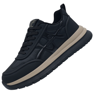 男鞋冬季加绒保暖透气休闲二棉鞋皮面潮流百搭软底鞋子男士运动鞋