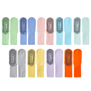 红色瑜伽袜子防滑专业女室内健身地板袜成人瑜伽防滑袜普拉提袜子