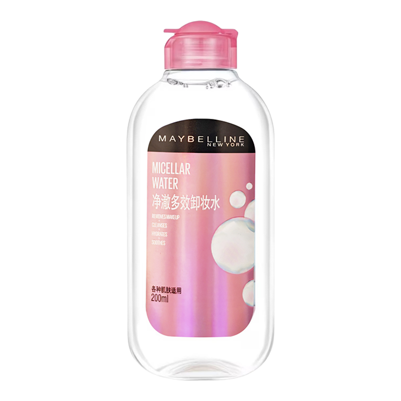 美宝莲净澈多效卸妆水粉水敏感肌