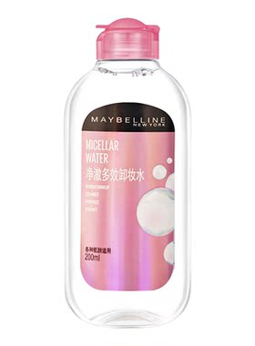 美宝莲净澈多效卸妆水粉水敏感肌