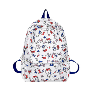 凯蒂猫书包初中女生高颜值小众大学生可爱大容量hellokitty双肩包