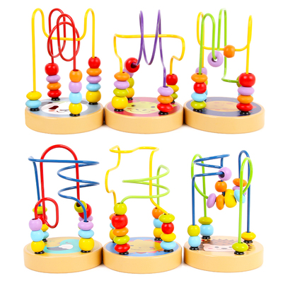 婴儿智力玩具早教积木串珠