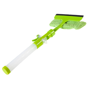 三合一玻璃清洁器长柄双面擦窗器工具喷水壶抹布刮水板搽玻璃神器