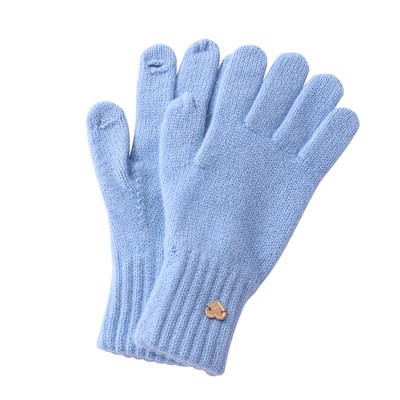 原创款美丽奴纯羊毛可触屏手套女