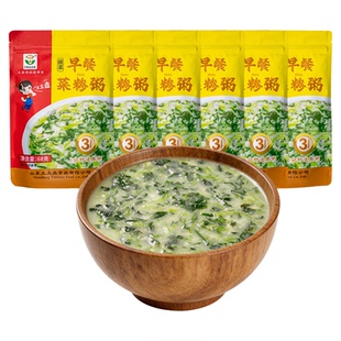 土土垚速食菜粥素粥营养早餐五谷健康蔬菜粥即食菠菜白菜粥速食粥
