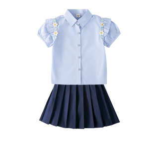 幼儿园园服毕业照班服英伦风小学生朗诵合唱表演服六一儿童演出服