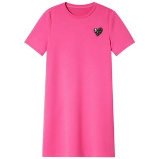 【棉质空气层】诗篇专选爱心钉钻章仔多巴胺卫衣裙连衣裙秋