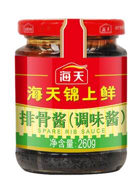 海天锦上鲜排骨酱260g家用小瓶装