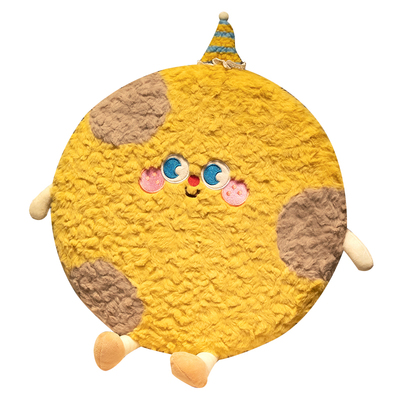 圆形记忆棉坐垫办公室久坐拆洗