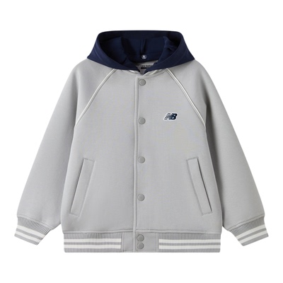 New Balance nb童装儿童男女26年春新款撞色棒球服外套ND4DG61113