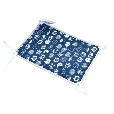 夏天宠物凉席猫笼平台垫子狗窝可系带垫子双面夹棉四季通用垫子