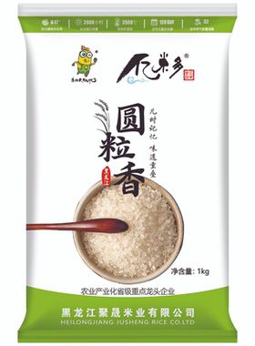 亿米多 圆粒香大米1kg u