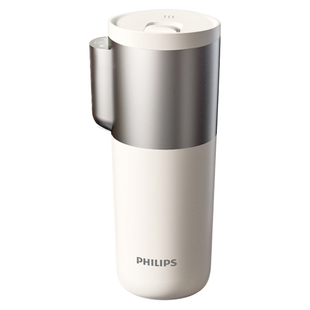 飞利浦车载烧水杯便携电热杯12v24v通用烧水壶自驾露营加热保温杯