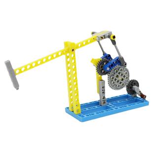 磕头机模型小学生科学实验小制作diy石油勘探抽油机手工学具教具