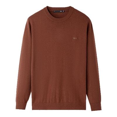 海澜之家纯羊毛圆领长袖针织衫男