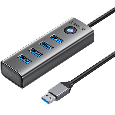 奥睿科4口USB3.0分线器全铝合金