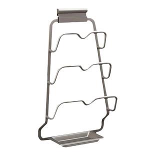 锅盖架免打孔壁挂式厨房置物架大菜板放置器家用收纳多层砧板架子