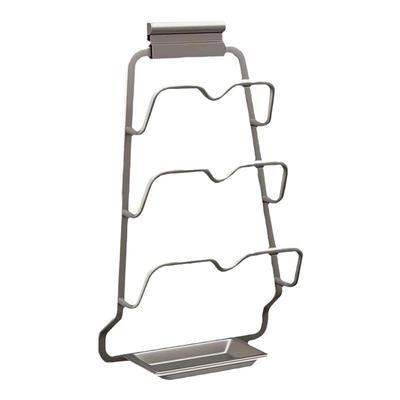 免打孔多层壁挂式锅盖架