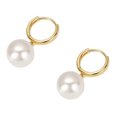 TFY刘亦菲同款许红豆珍珠耳环