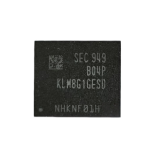 全新原装进口KLM8G1GESD-B04P，8G BGA153封装 EMMC内存存储芯片