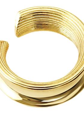 herherlin原创镜面内凹开口戒指