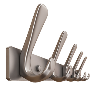 衣服挂钩墙壁挂墙上免打孔门口进门门后衣帽钩衣柜鞋柜玄关挂衣架