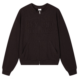 MOUSSY春春新品复古休闲字母双拉链圆领卫衣外套028IAZ90-2801