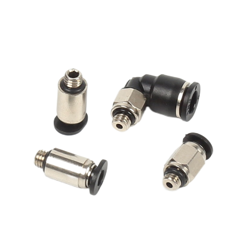 微型迷你小快速直弯接头PC4-M3/6-M5 SPL4/6-M3/M5C调节阀SL4-M3